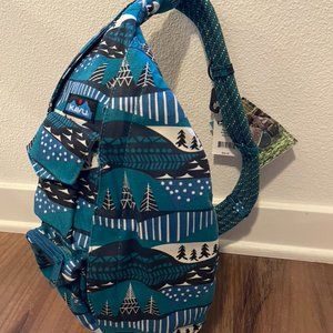 Kavu Women's Backpack - Rope Bag - Winterscape